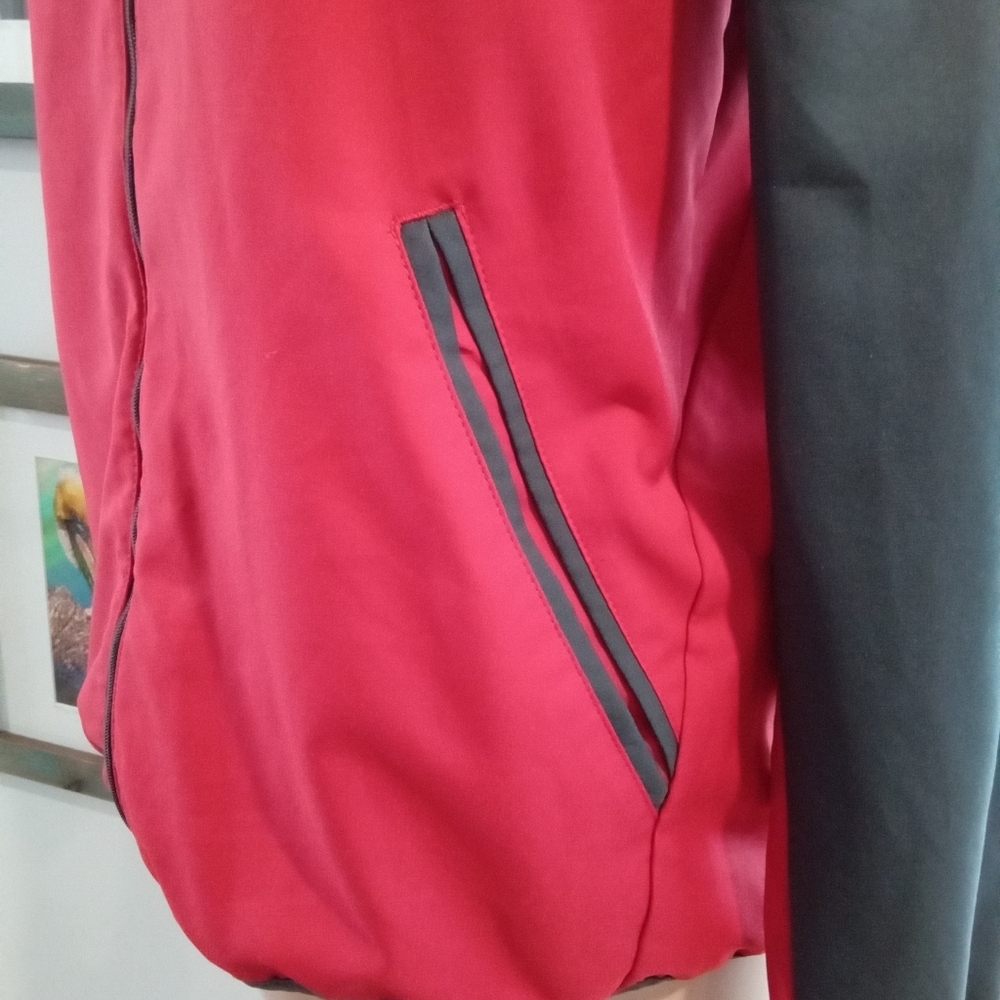 Nike Georgia Red Raiders Men's Size M Dri-Fit Zippered Jacket Red And Black - Picture 4 of 12